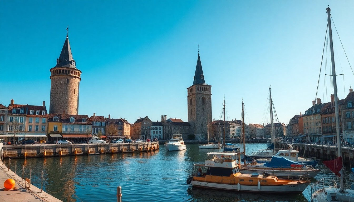 Plongez dans lhistoire  le vieux port et ses tours emblématiques