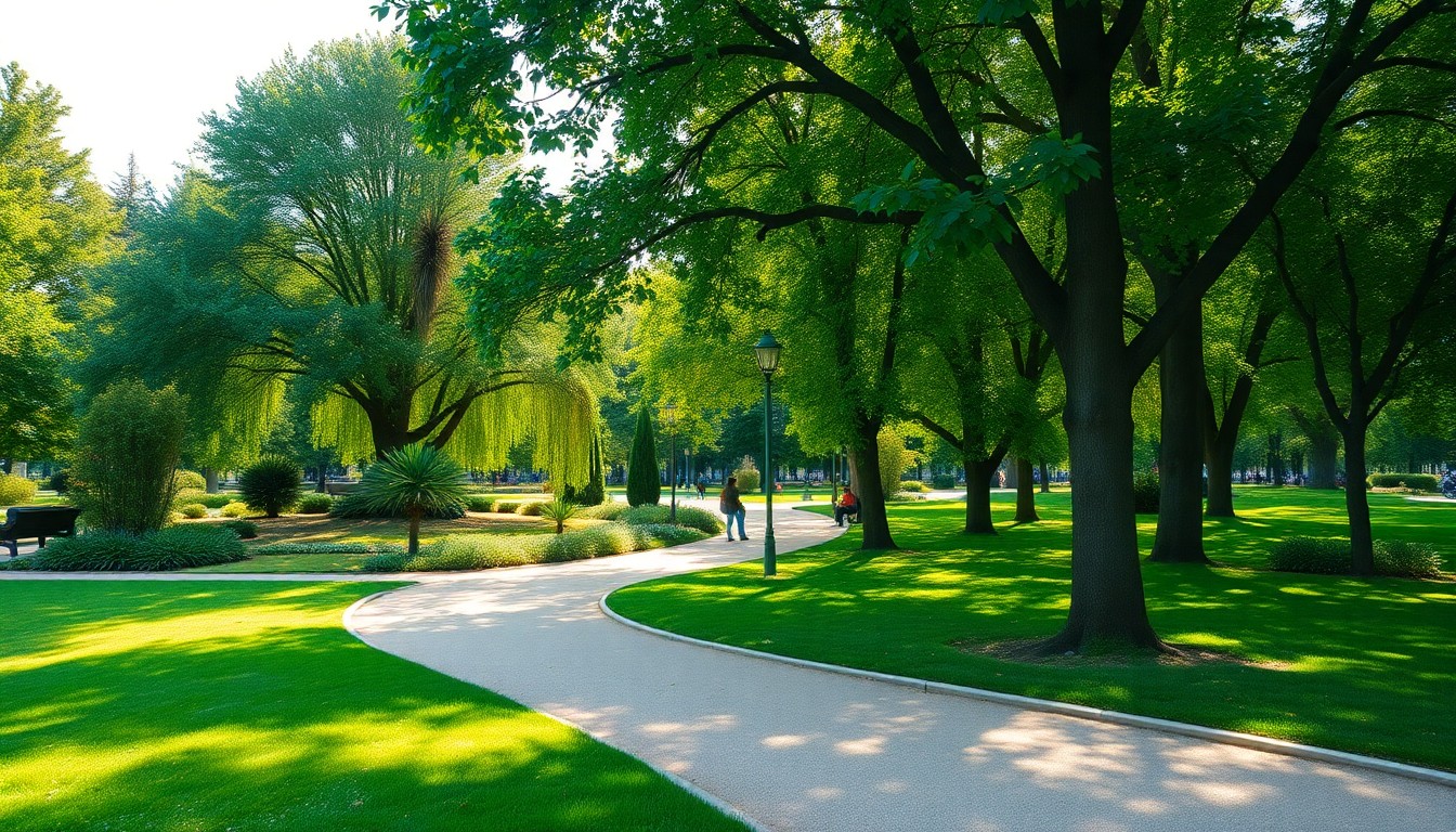 Nature et détente  parcs, jardins et espaces verts