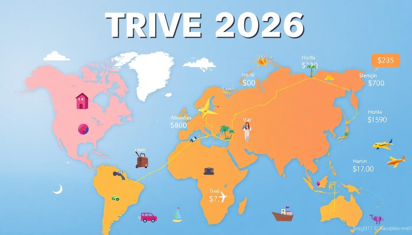 Tendances générales des prix des voyages pour 2026