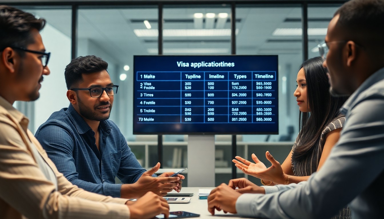 Délais actuels par type de visa en 2026