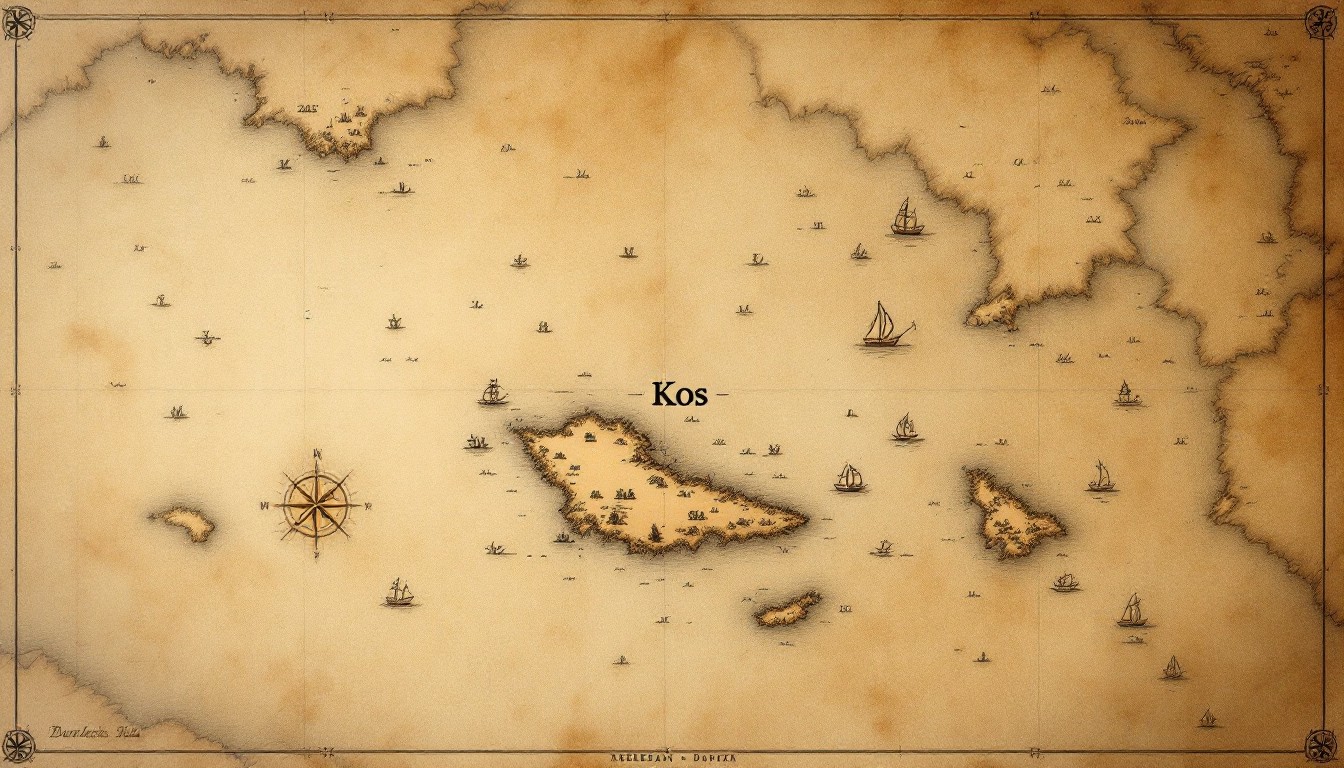 Où se trouve lîle de Kos 