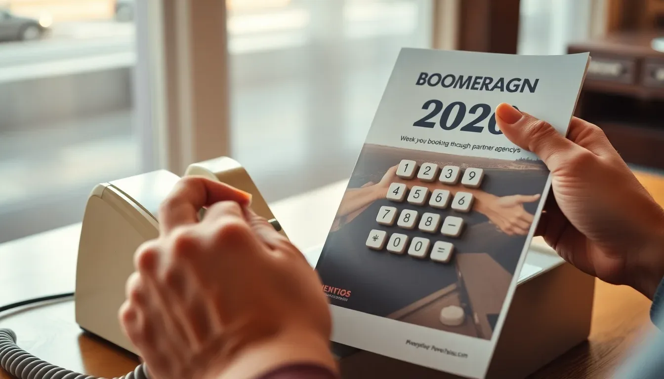 Comment réserver un voyage Boomerang étape par étape