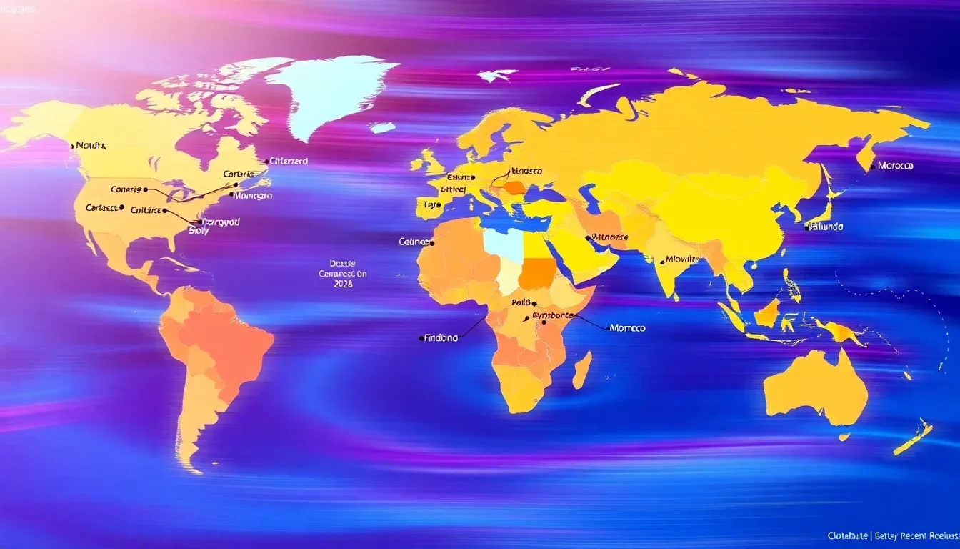 Couverture géographique et destinations Ôvoyages
