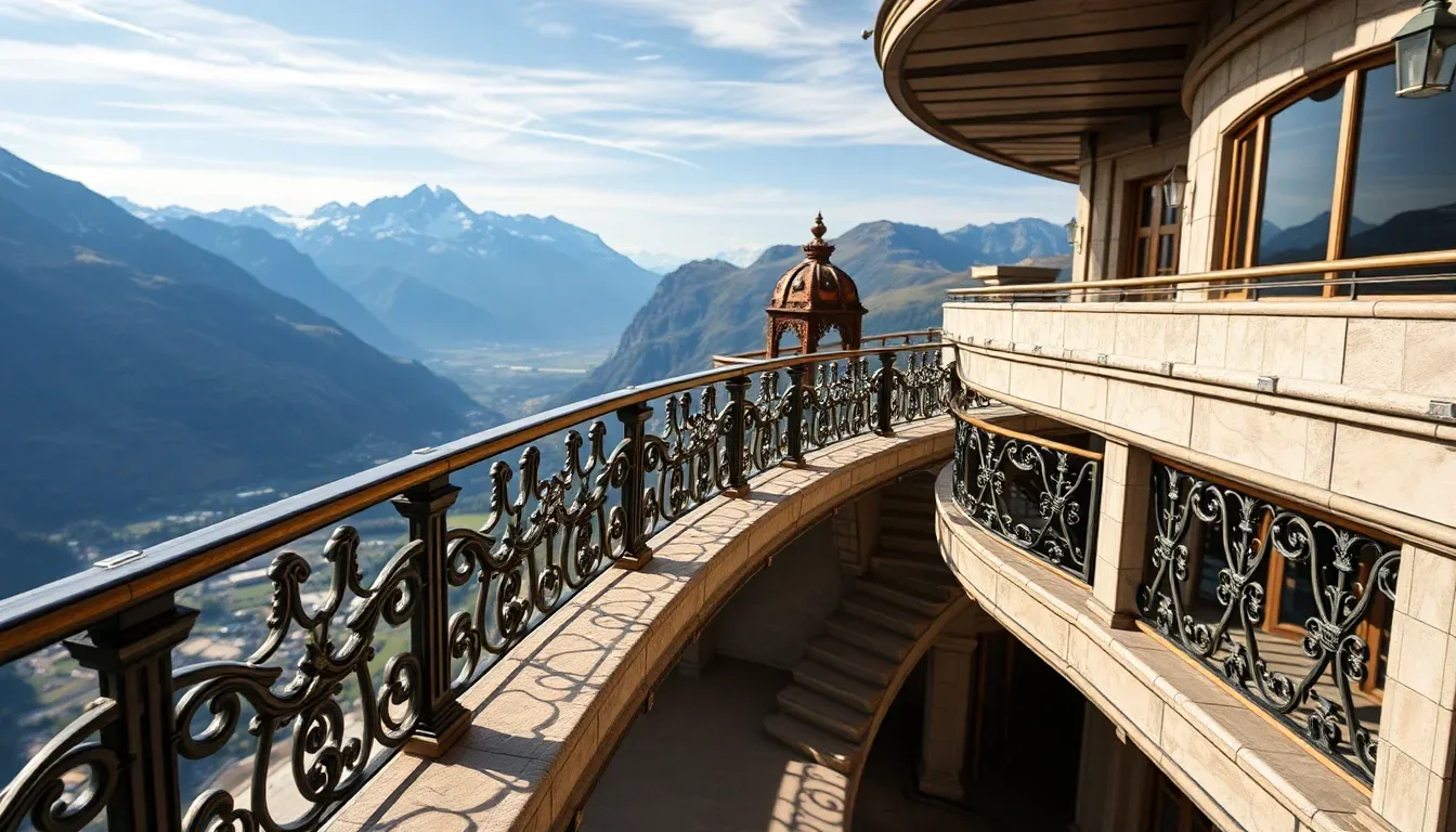 Quels éléments architecturaux font du Villars Palace un Paquebot des Alpes