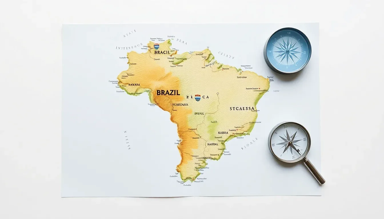 Comment choisir la meilleure carte du Brésil pour son voyage touristique