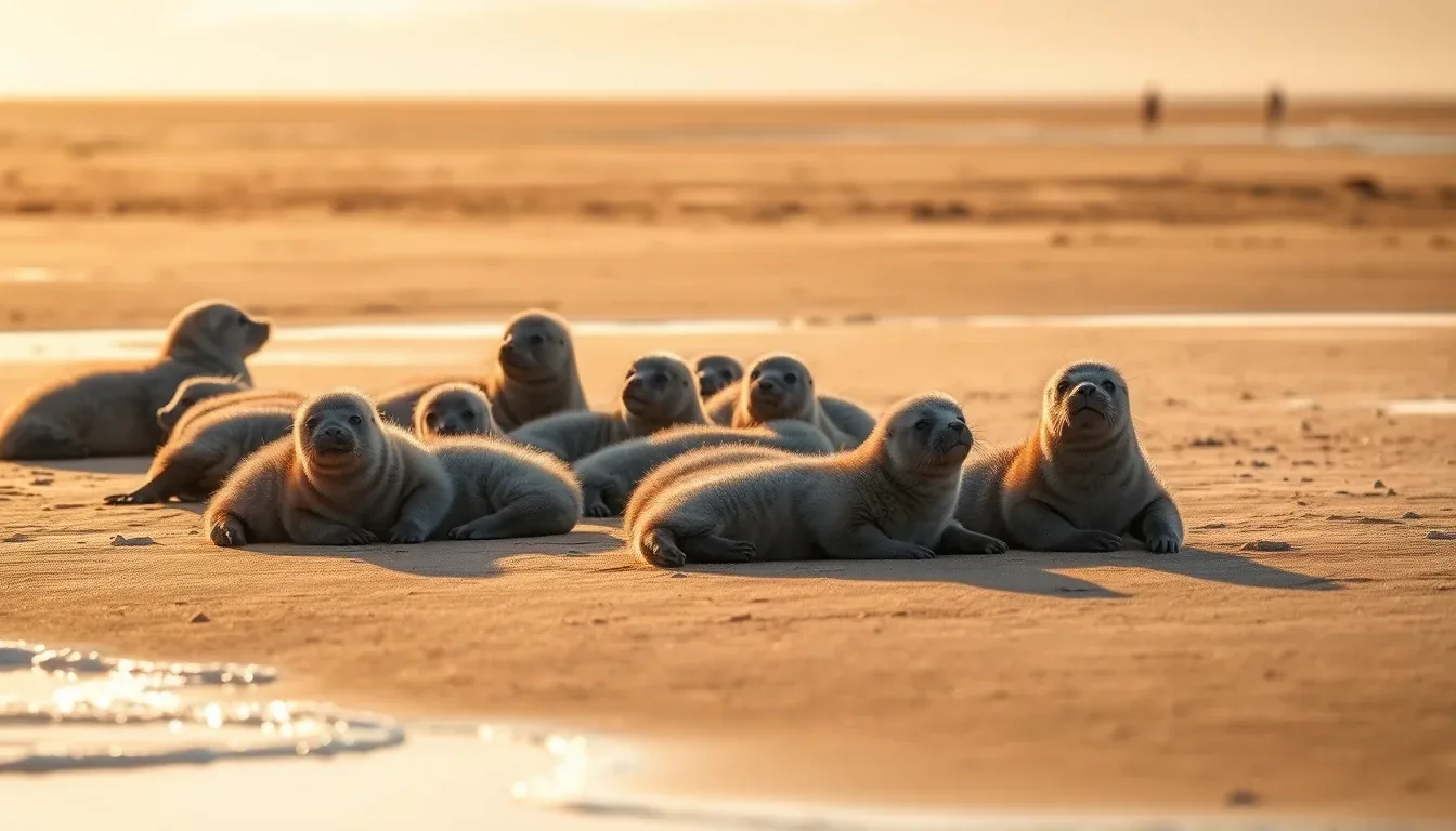 Quand et comment voir les phoques sur la carte de la Baie de Somme 